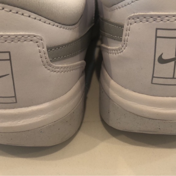 Nike leather tennis shoe, size 7.5, worn once for an hour perfect condition - Picture 9 of 11